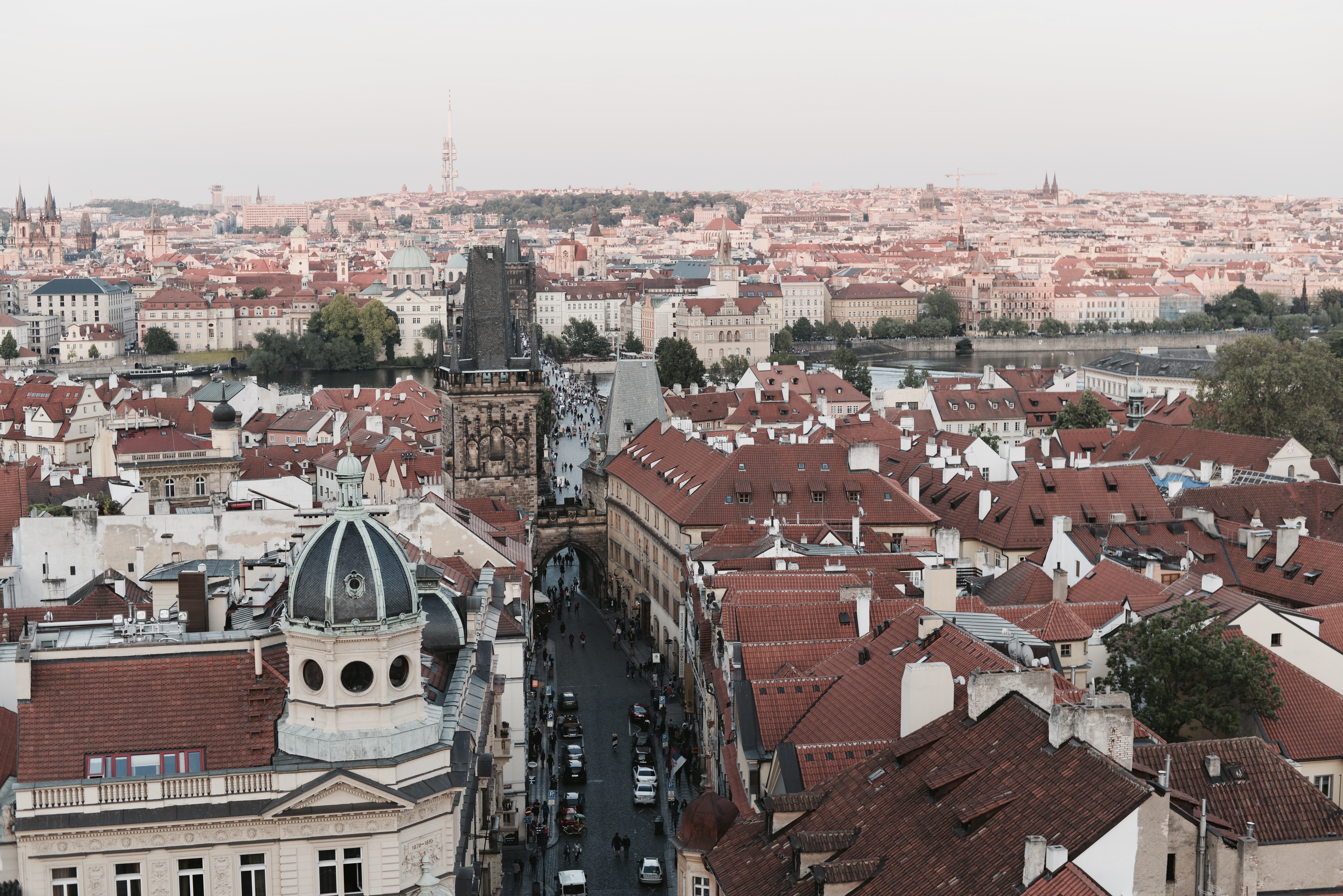 view from top of St. Nicholas’s church