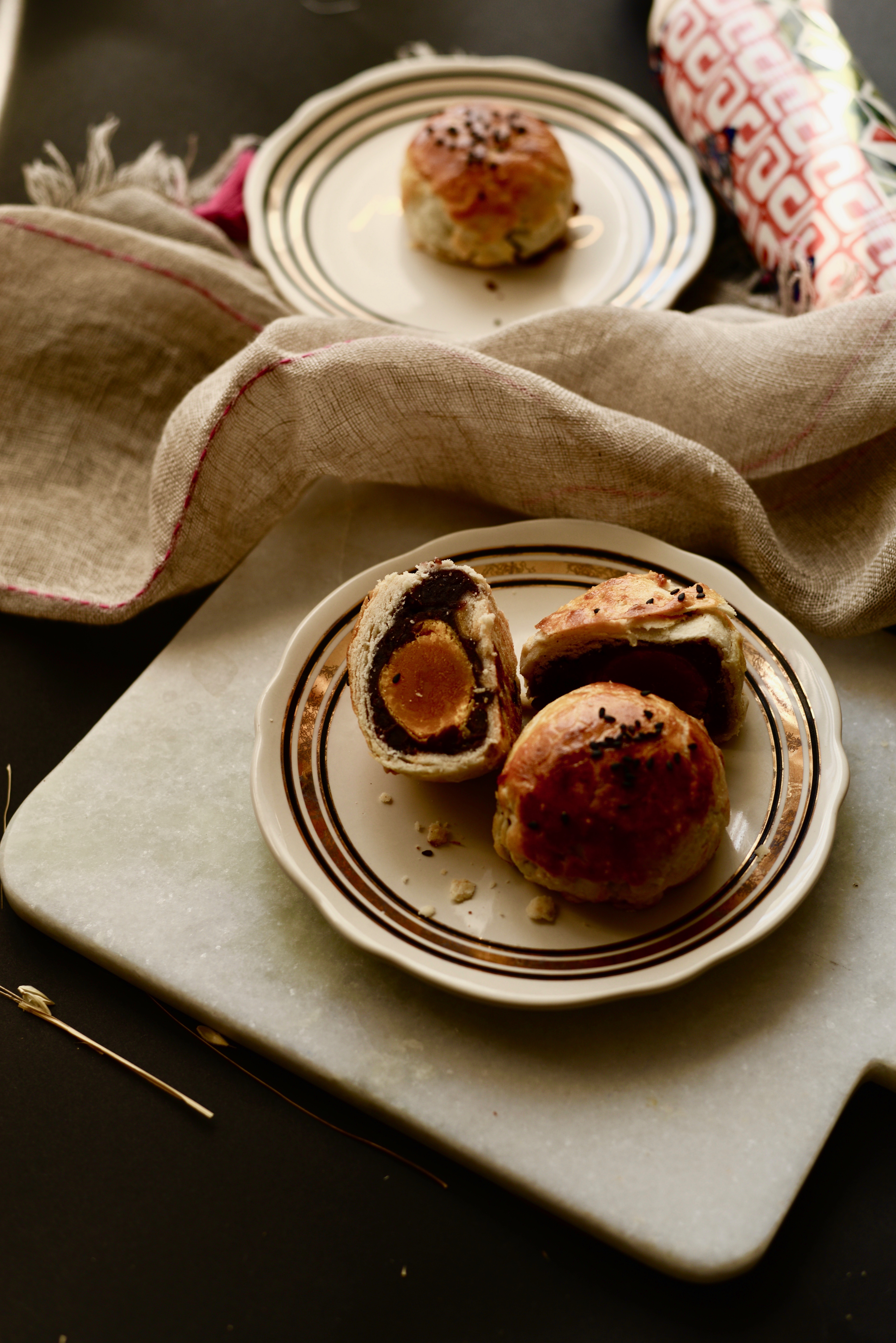how to make chinese taiwanese mooncake eggyolk 