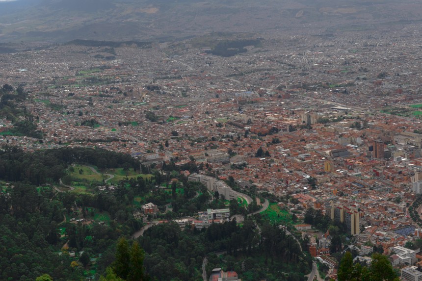 travel in bogota colombia Monserrate top