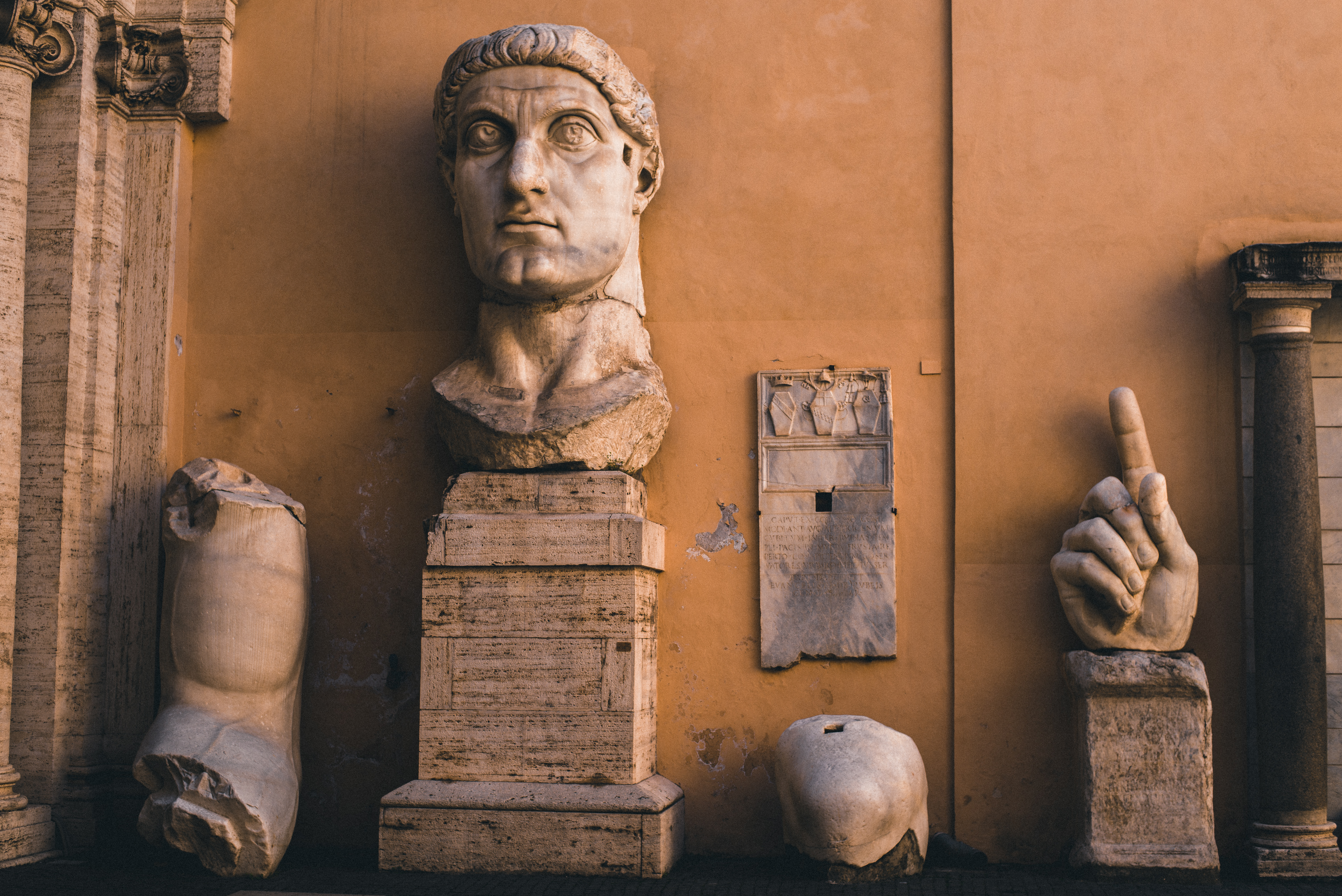 museum of Rome Capitoline Museums Musei Capitolini must see in Rome Canstantine the great statue Rome trip guide