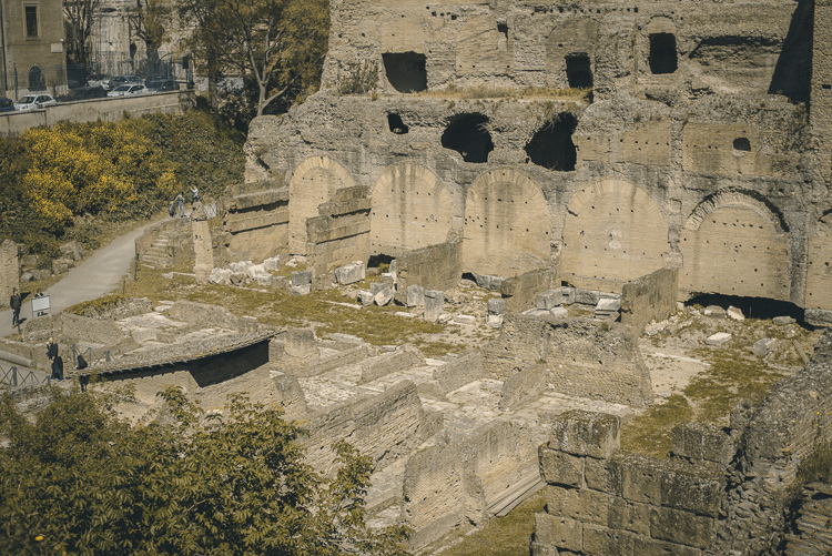 Palatine Hill old palace