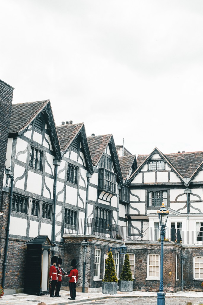 royal guards in Tower of London
