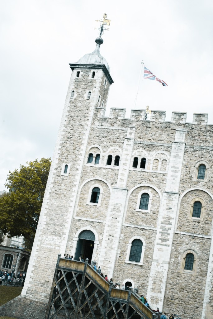 white tower in Tower of London