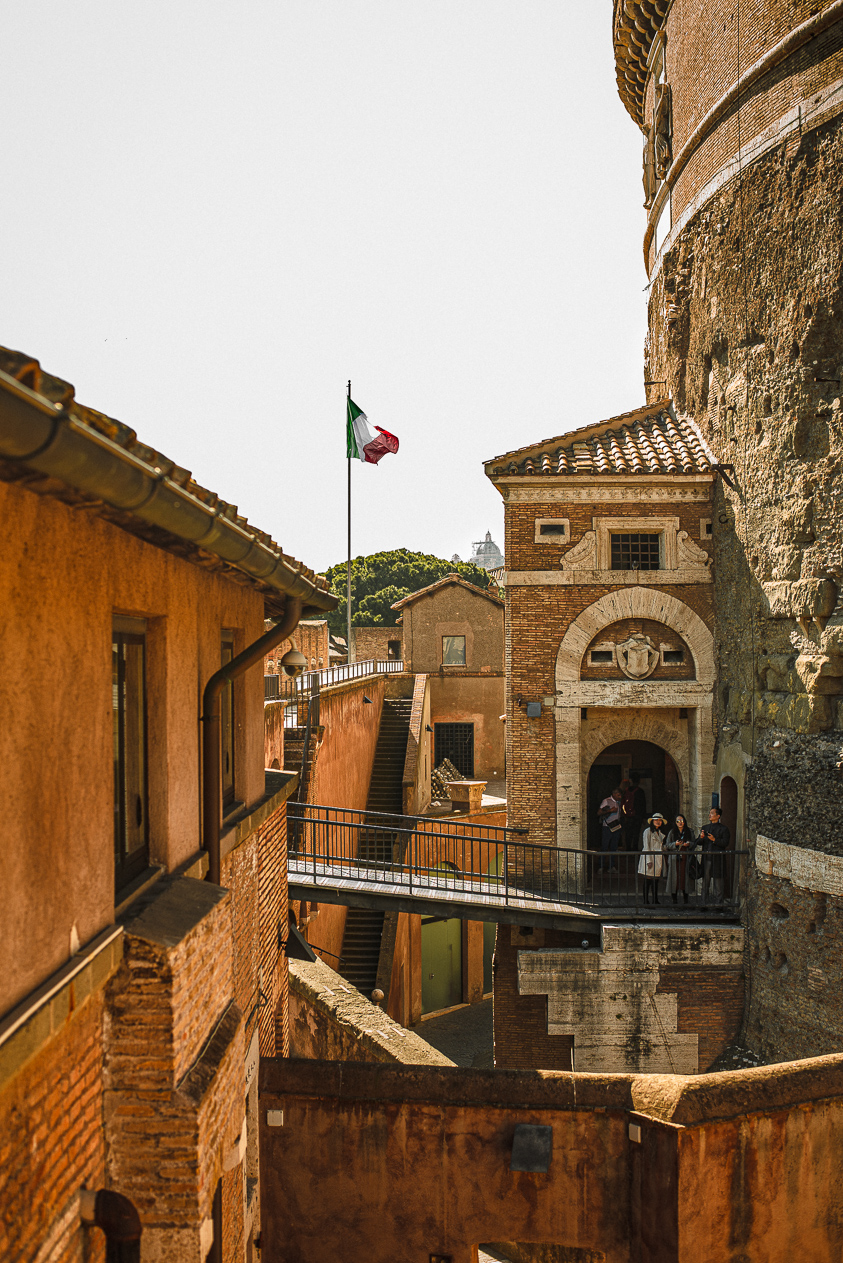 inside Castel Sant'Angelo Vatican city